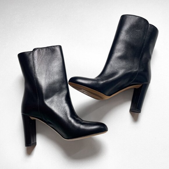 JIMMY CHOO Rina 85 Embellished Leather Ankle Boots Black IT 35.5 US 5.5 NEW - Picture 9 of 16